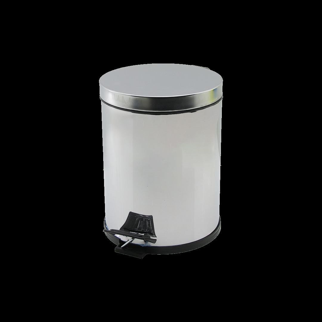 5 L Pedallı Çöp Kovası - Krom Kapak (20.5 cm x 27.3 cm)