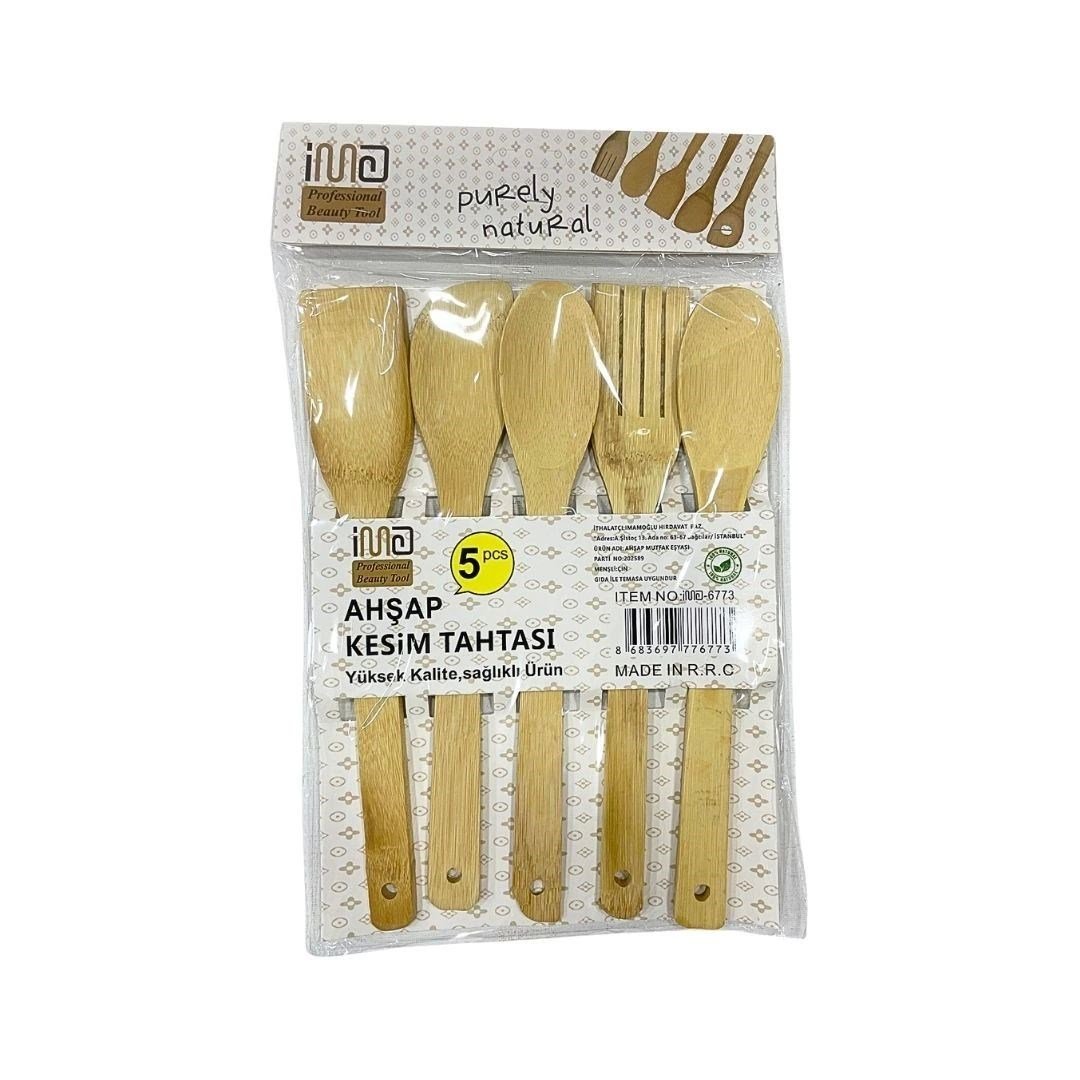 5'li Bambu Kaşık Seti