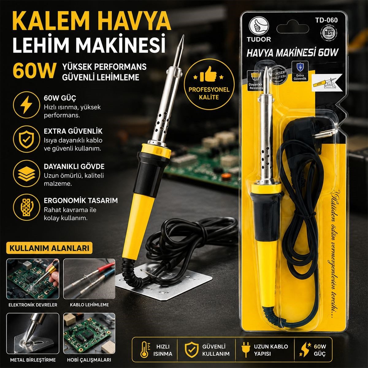 60W Kalem Havya 220V - Lehimleme Aleti
