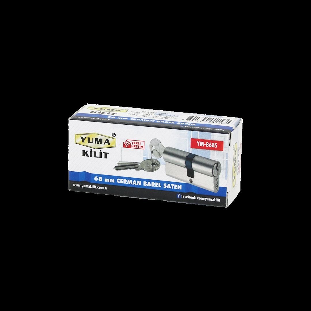 68MM Nikel Saten Silindir Barel Kilit