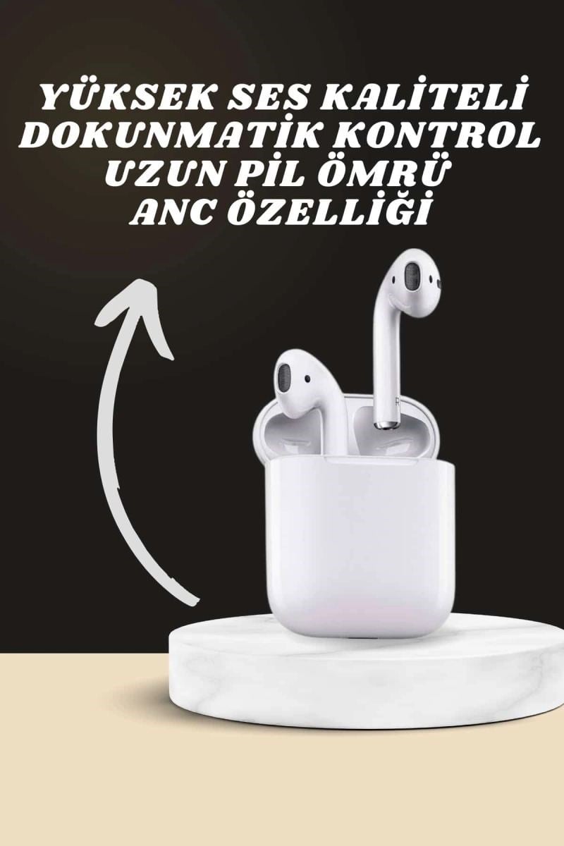 7 Kordonlu Akıllı Saat Ve 2.nesil Kulaklık Yüksek Ses Kaliteli Uzun Pil Ömrü
