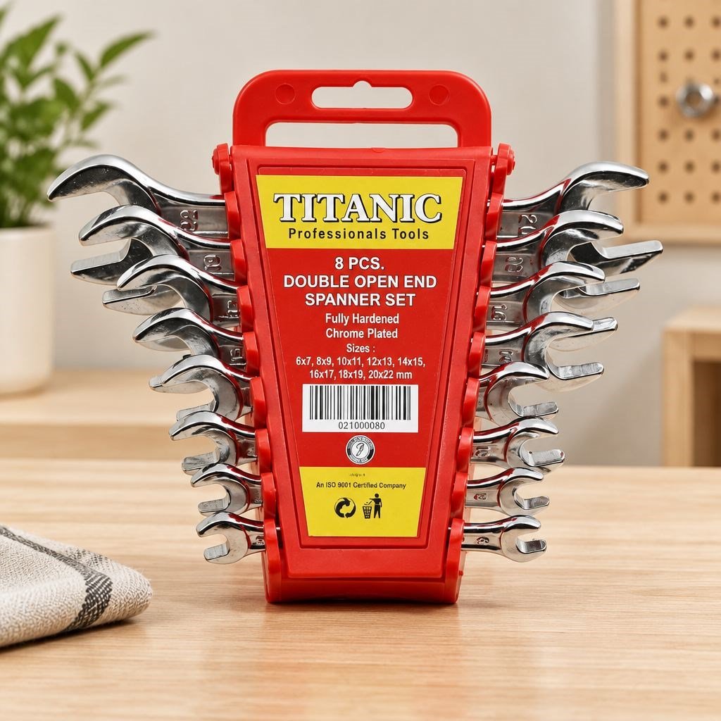 Ağzı Açık Anahtar Takımı 6-22mm Taşıma Aparatlı