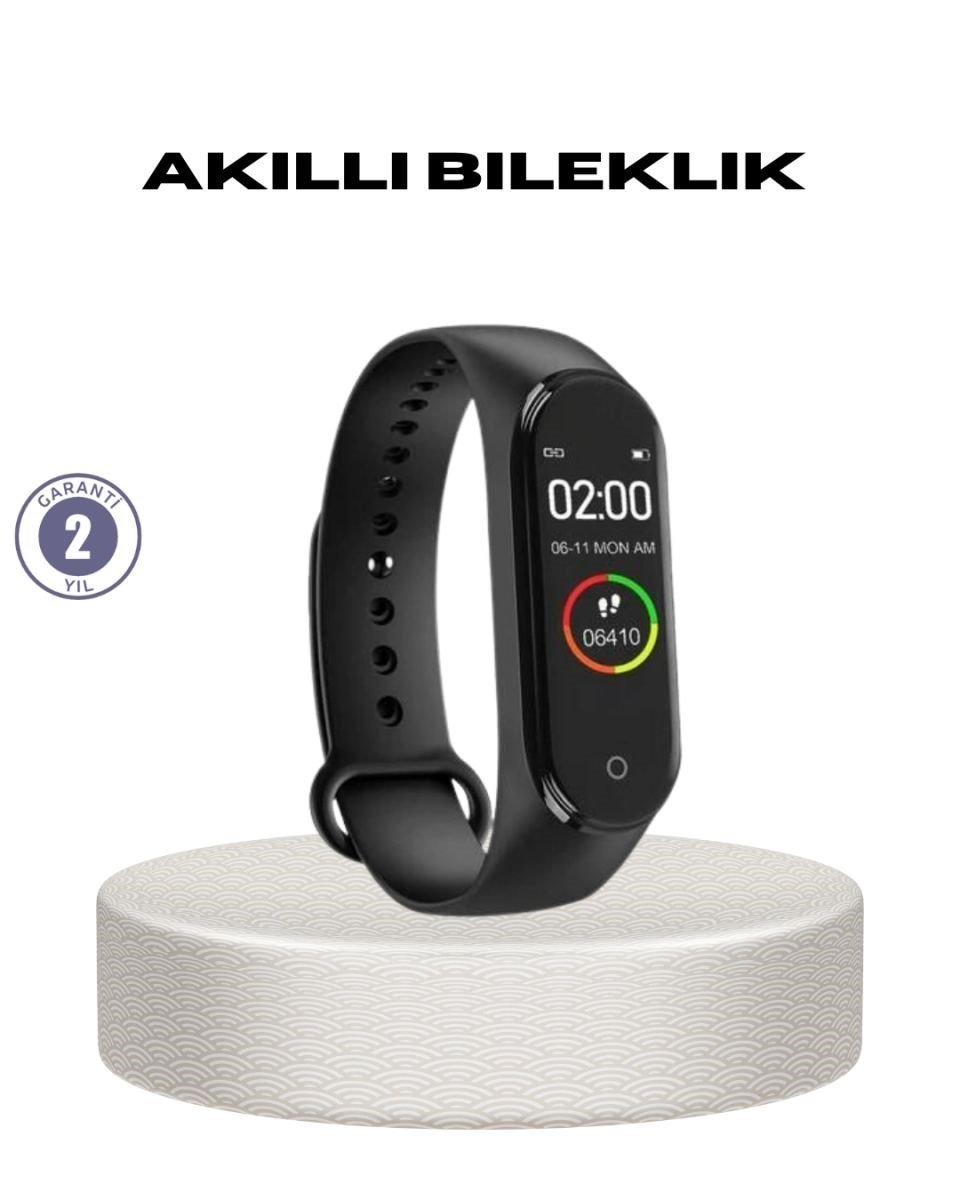 Akıllı Bileklik 0.96 İnç Ekran Kalp Atışlı Kan Basınçlı Ip67 Suya Dayanıklı