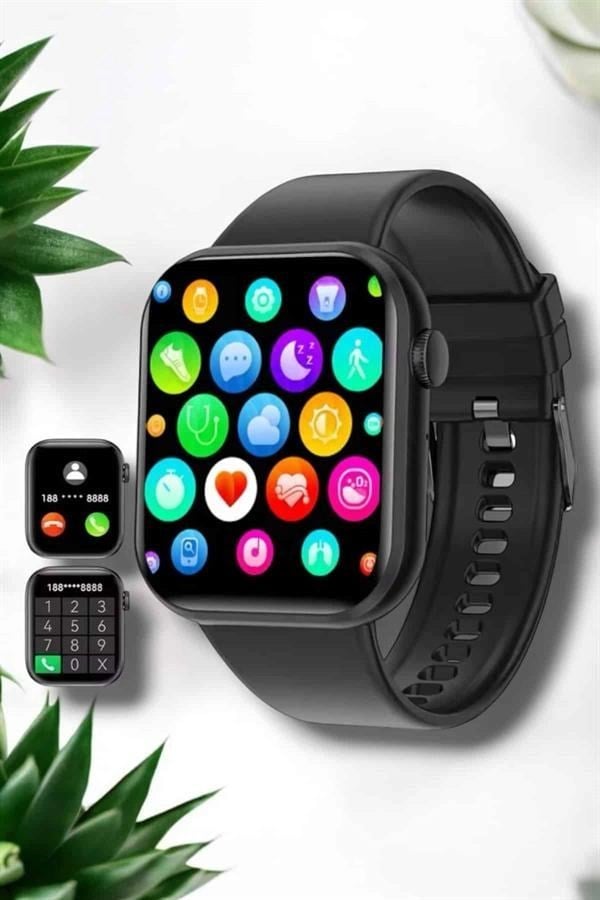 Akıllı Saat İos Ve Android İle Uyumlu Şık Ve Çok Fonksiyonlu