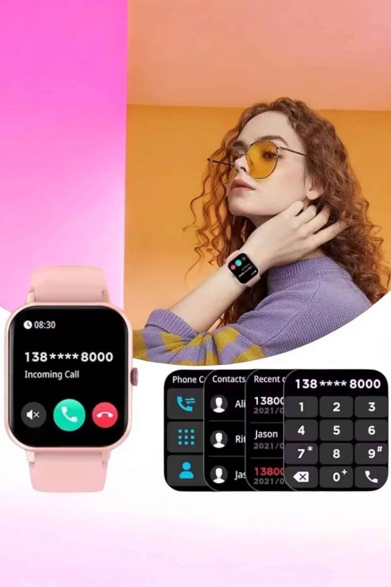 Akıllı Saat İos Ve Android İle Uyumlu Şık Ve Çok Fonksiyonlu