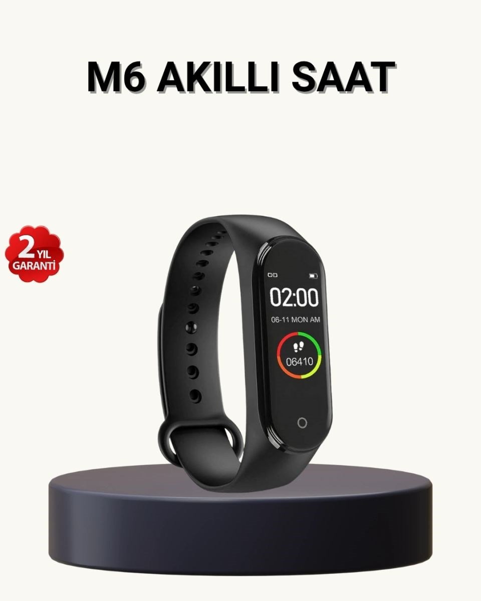 Akıllı Spor Bilekliği – Kalp Atış, Kan Basıncı, Uyku Takip Ve Bildirim Özellikli