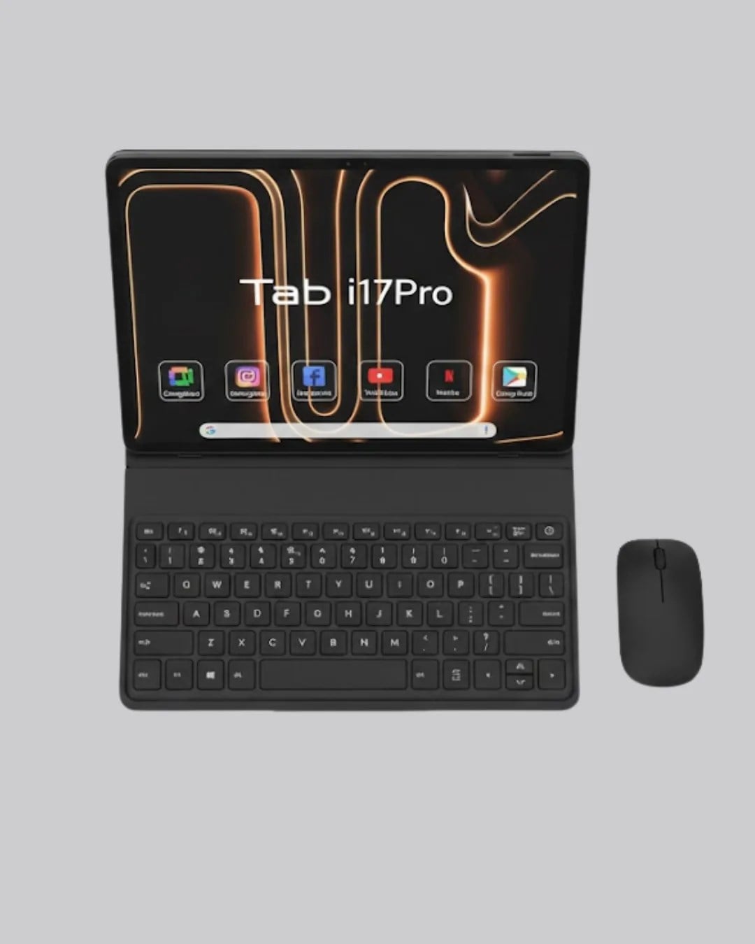 Android 15 Tablet Klavyeli Mouse’lu Profesyonel Set