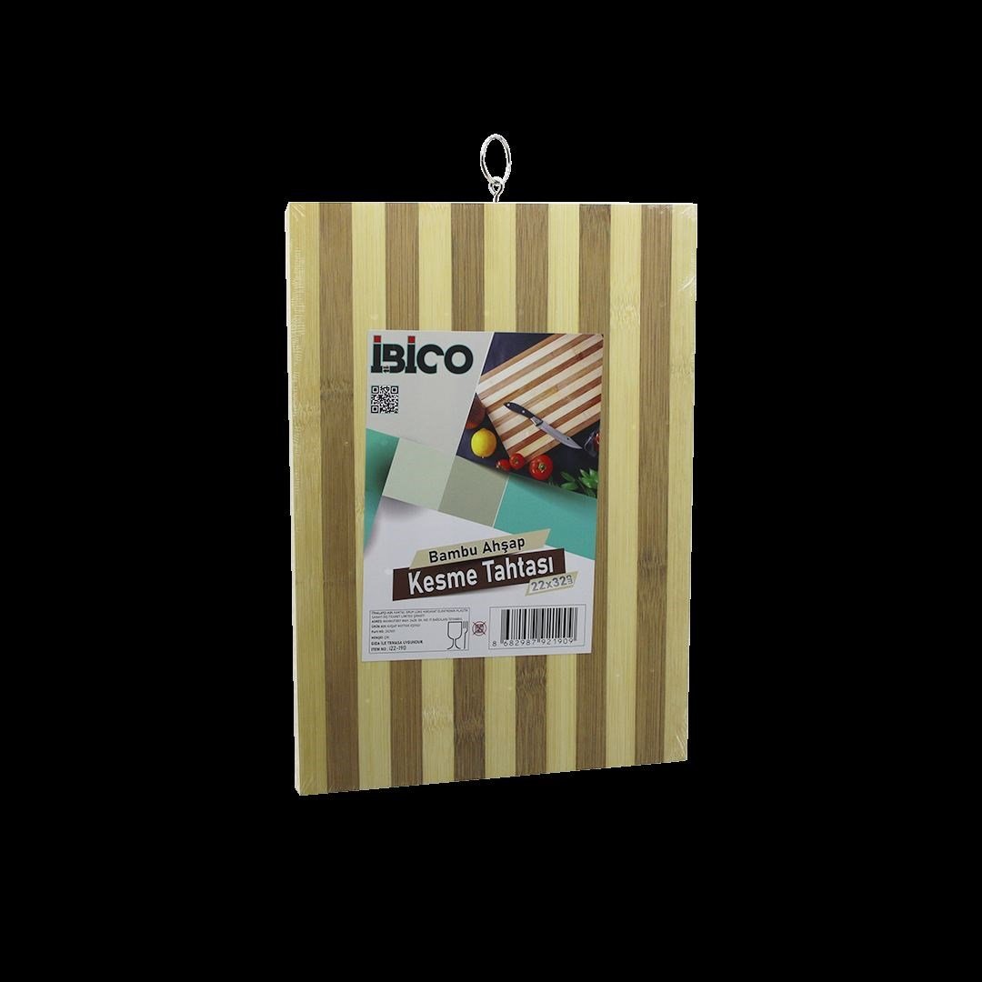 Bambu Kesme Tahtası 22x32x1.3 cm Metal Kulplu