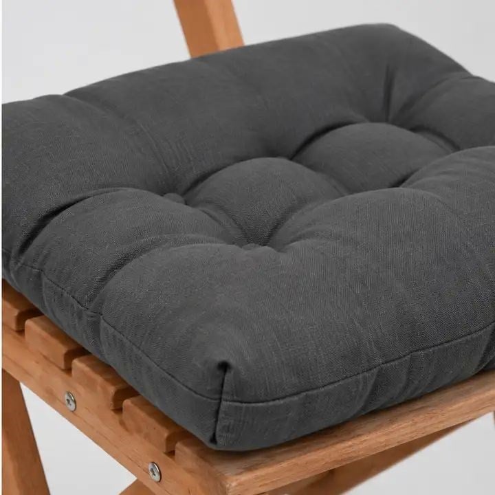 Bistro Sırt ve Oturum Minderi Seti · Antrasit · Paket: 1 oturum minderi + 1 sırt minderi