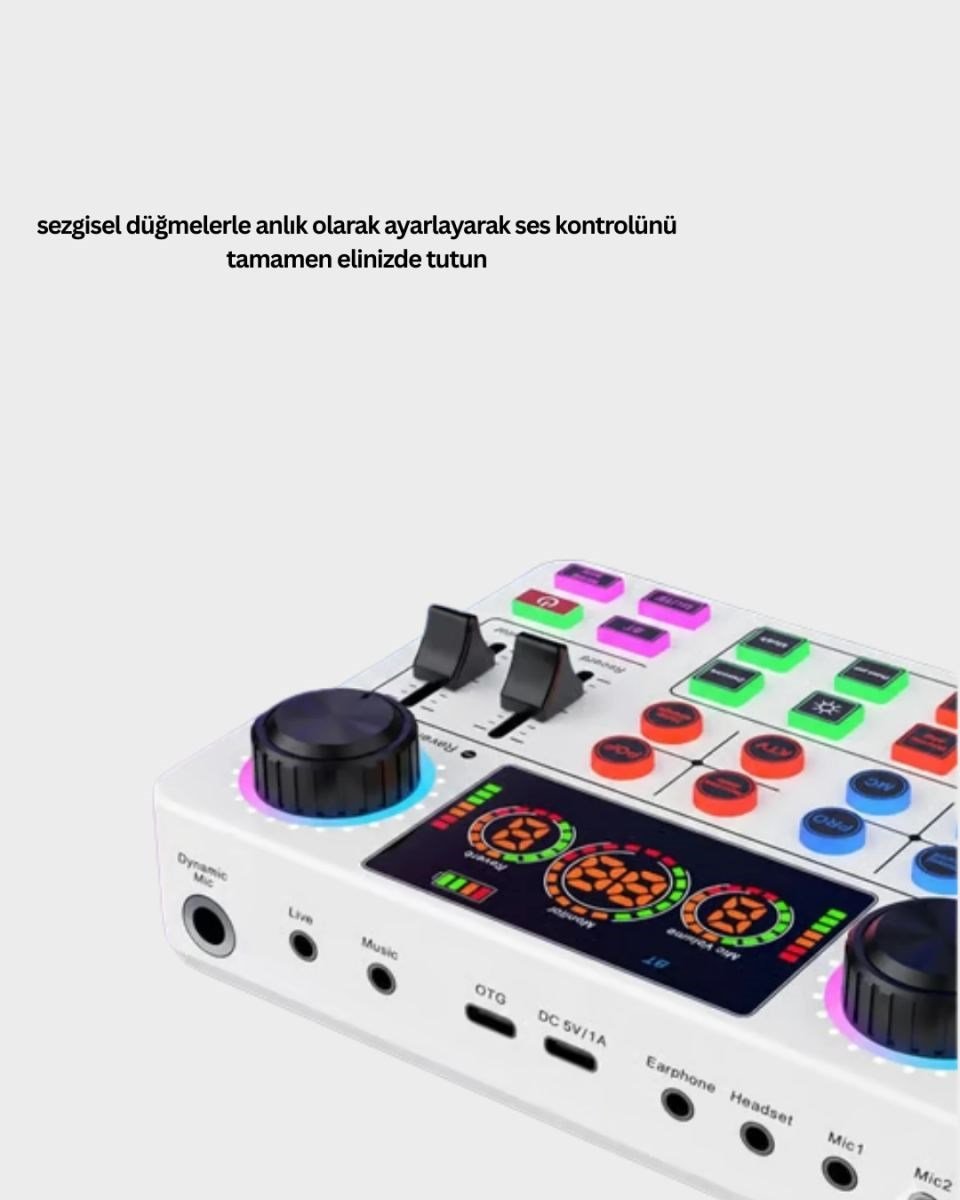 Bluetooth Bağlantılı Karaoke Ve Yayın Ses Kontrol Ünitesi