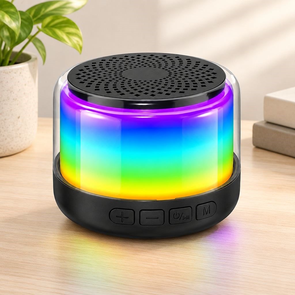 Bluetooth Hoparlör 3W RGB USB/SD Şarjlı