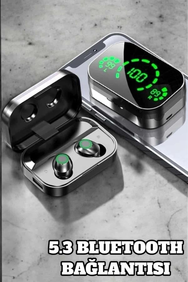 Bluetooth Kulaklık Çift Telefon Desteği Ve Suya Dayanıklı Powerbankli