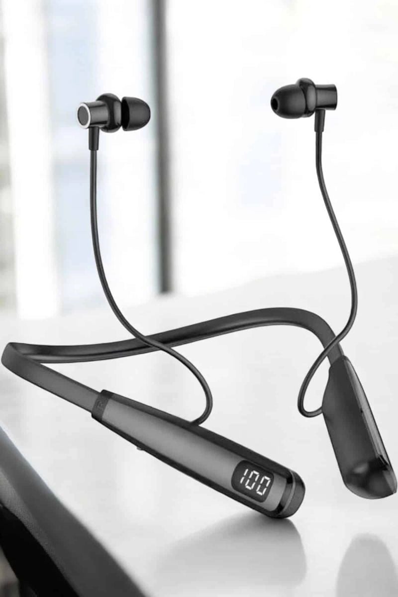 Boyun Bantlı Bluetooth Kulaklık Yüksek Ses Kaliteli 100 Saat Kulaklık