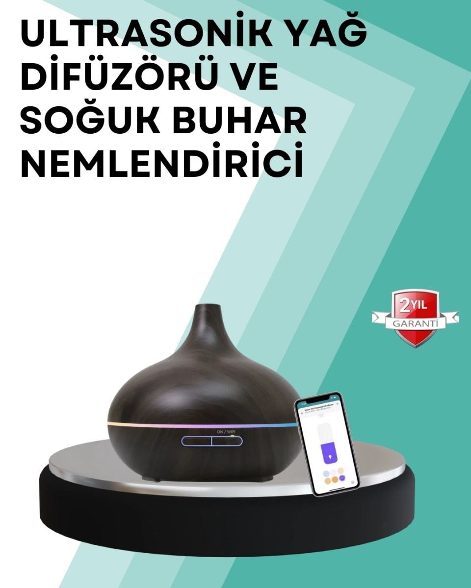 Büyük Su Hazneli Ultrasonik Difüzör Ve Oda Nemlendirici
