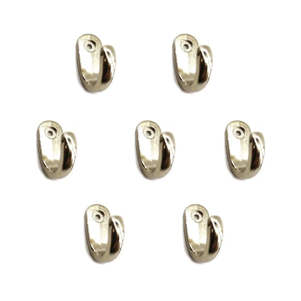 Büyük Tekli Fincan Askı, Dekor Askısı - Nikel, 100 Adet, 12x23x30 Mm