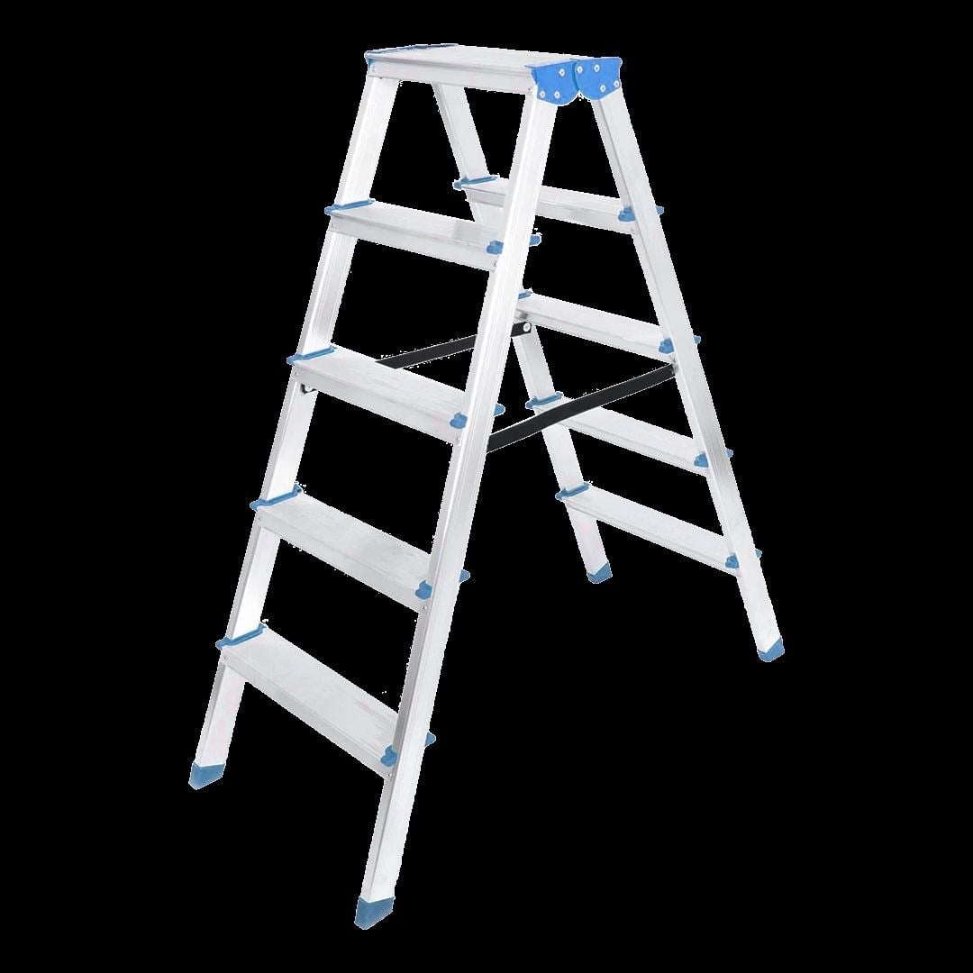 Çift Basamaklı Alüminyum Merdiven 115 cm (5+5)