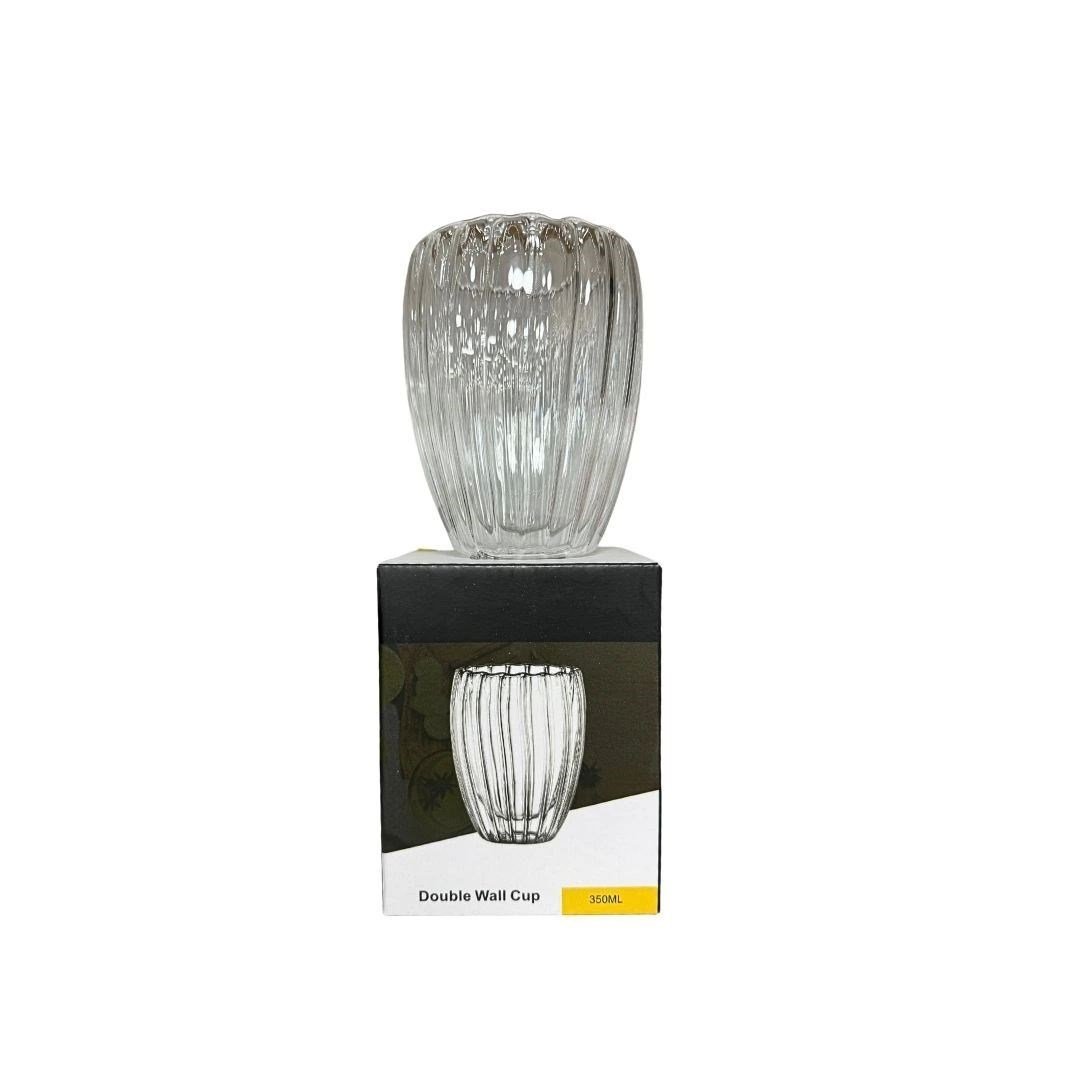 Çizgili Kulpsuz Bardak 350 ml
