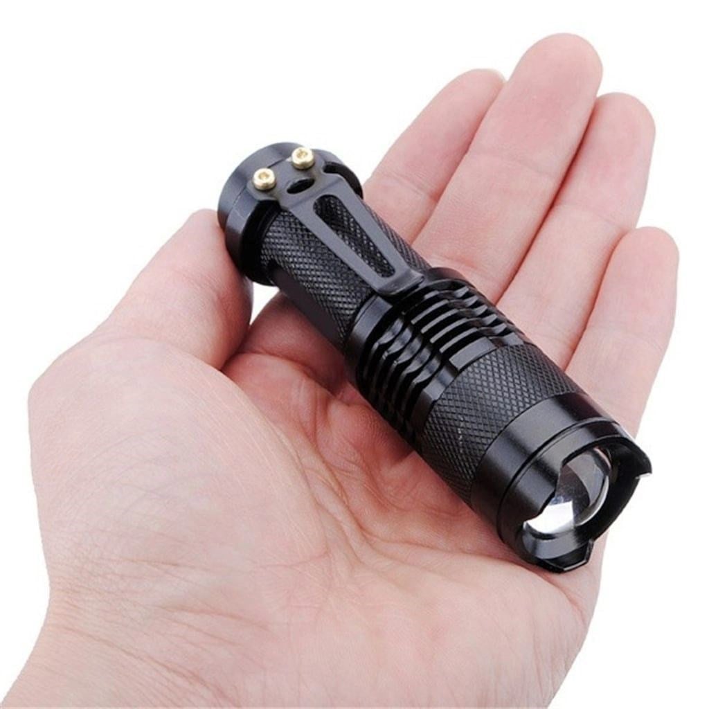Cree Q5 Led Zoomlu  Pilli Mini Feneri 14500 Pil İle Çalışma Özelliği