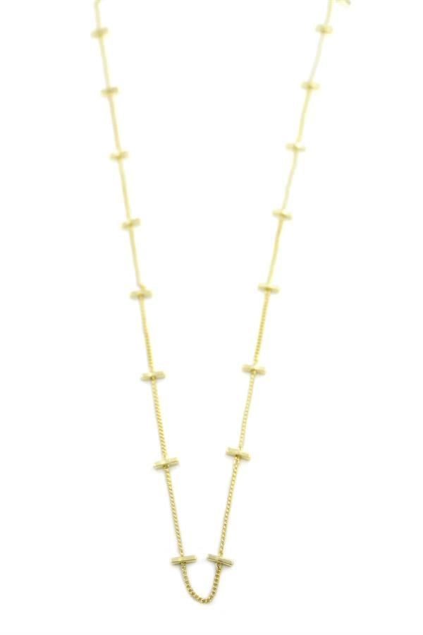 Çubuk Kolye - 45cm - Altın
