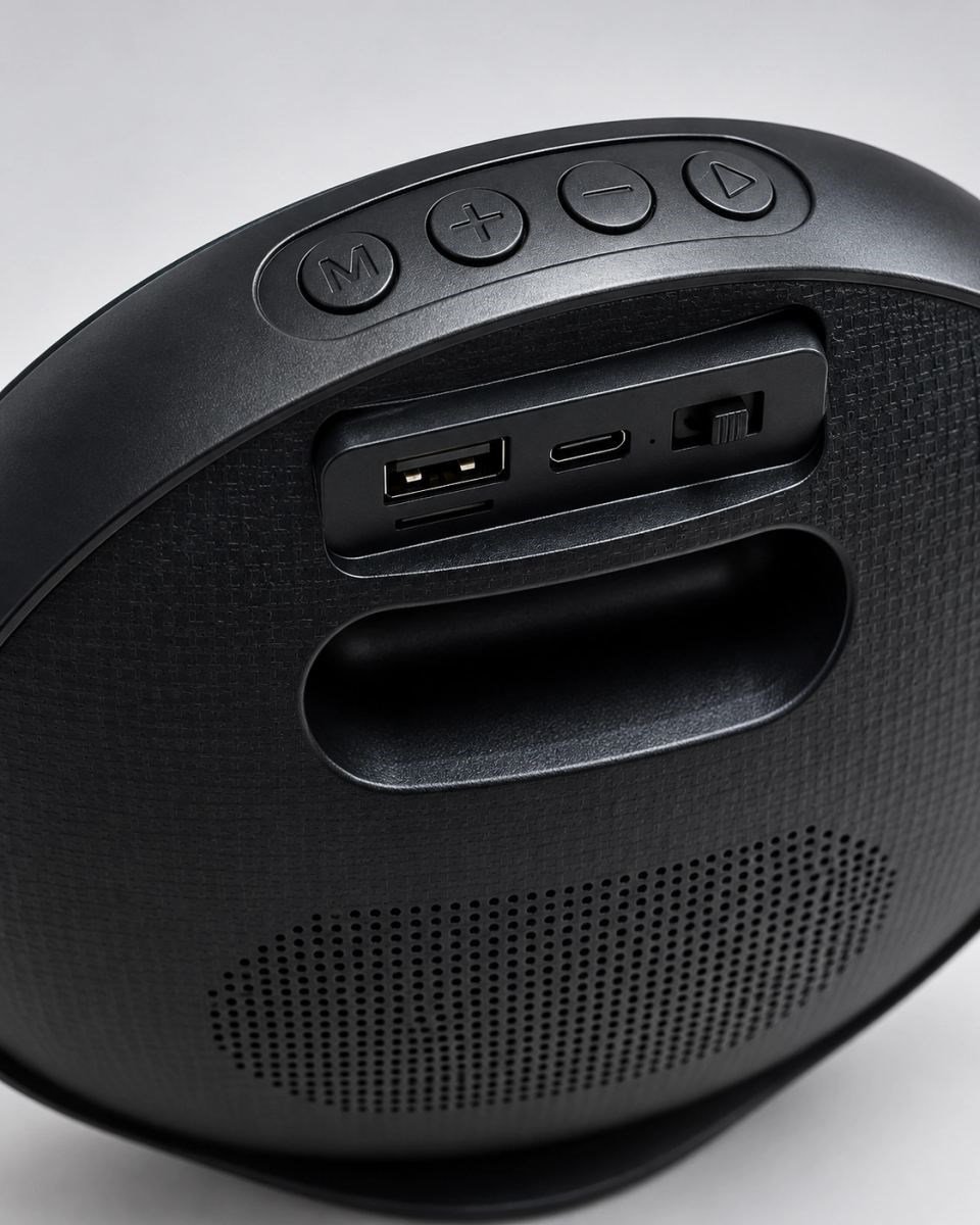 Dahili Bataryalı Kablosuz Hoparlör Bluetooth Bağlantısı Ve Tws Stereo Desteği