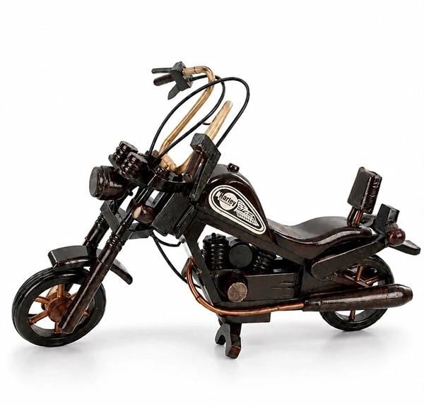 Dekoratif Ahşap Harley Motor Küçük Boy No:1140