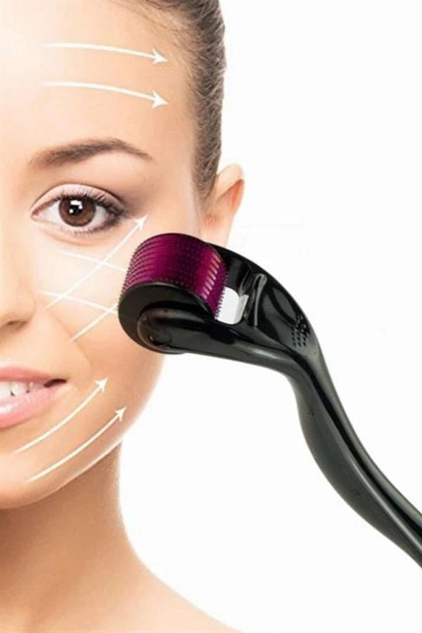 Derma Roller Titanyum Uçlu 540 İğneli 1 Mm Saç Sakal Çıkarma Ve Cilt Bakım Masaj Aleti