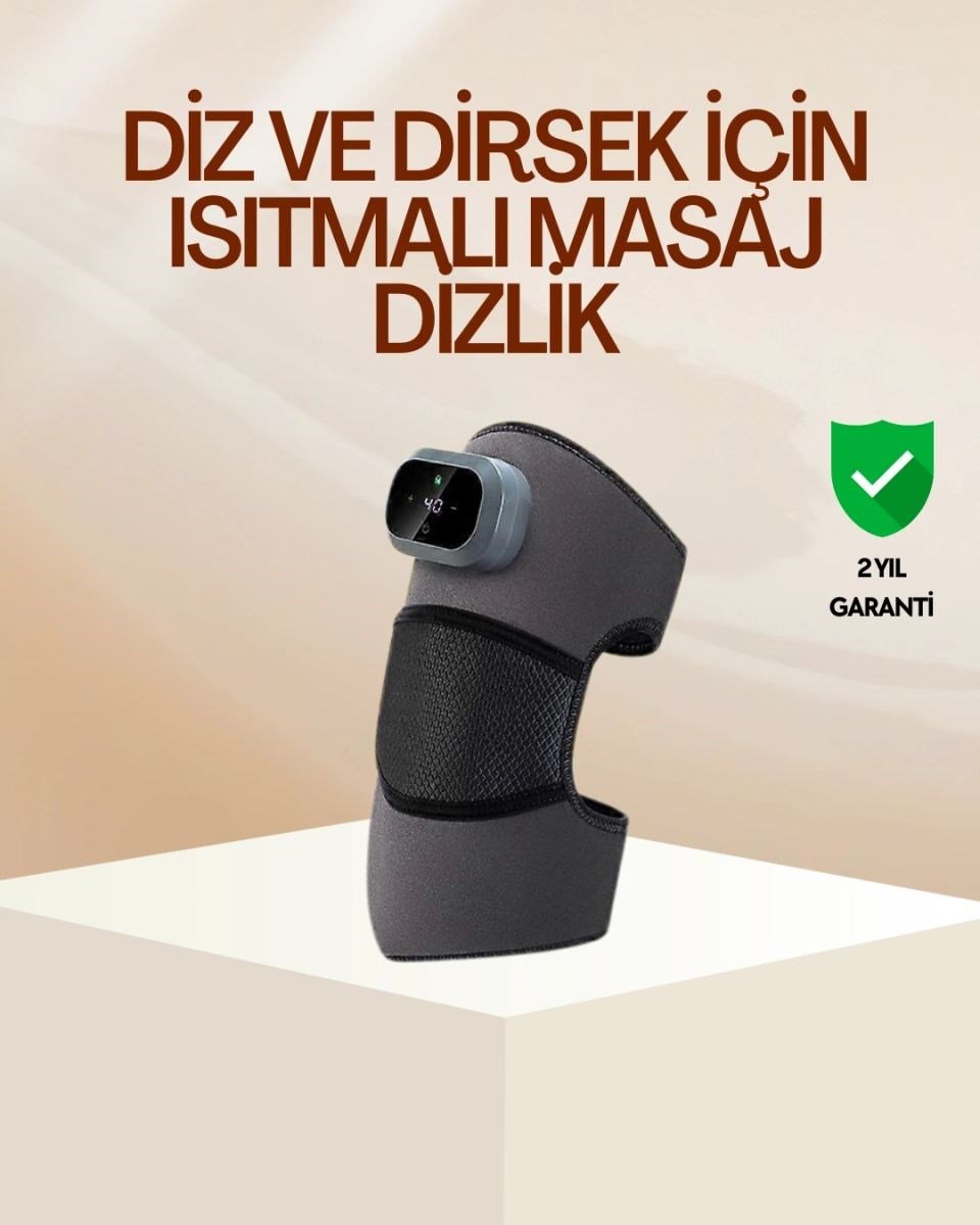 Diz Ve Dirsek İçin Isıtmalı Masaj Dizlik Atı
