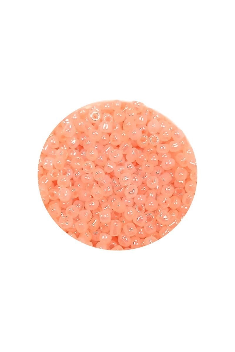 Dökme Cam Kum Boncuk (11/0) 2 mm - 20 Gram -  Pudra - BNC025