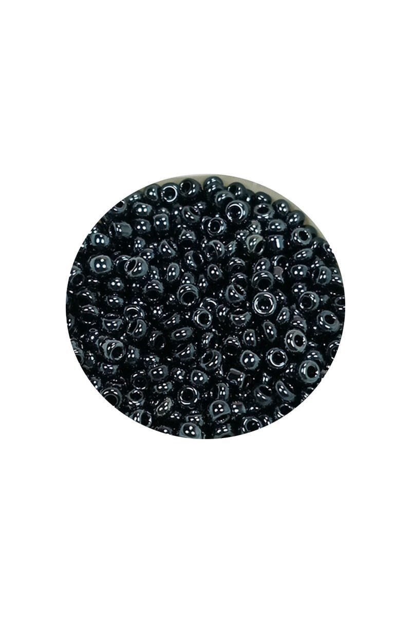 Dökme Cam Kum Boncuk (11/0) 2 mm - 60 Gram -  Koyu Yeşil - BNC054
