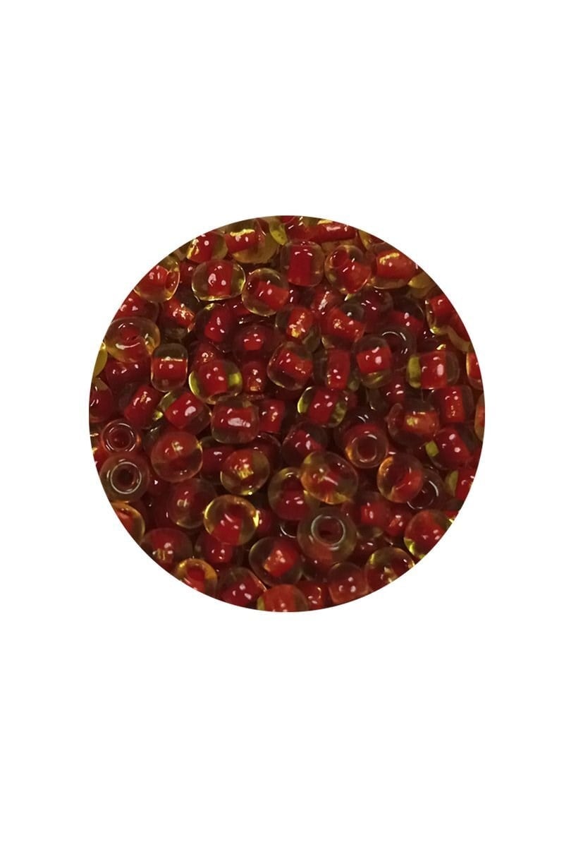 Dökme Cam Kum Boncuk (8/0) 3 mm - 60 Gram - Şeffaf Açık Kahve - BNC189