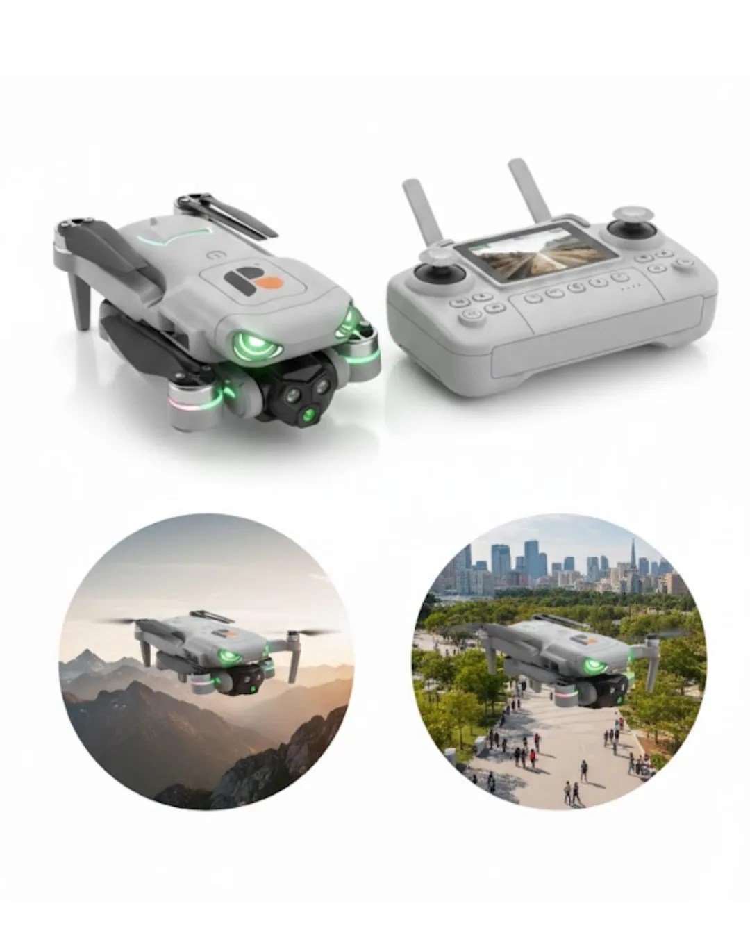 Ekranlı Kumandalı Drone Engel Algılamalı Kolay Kontrol
