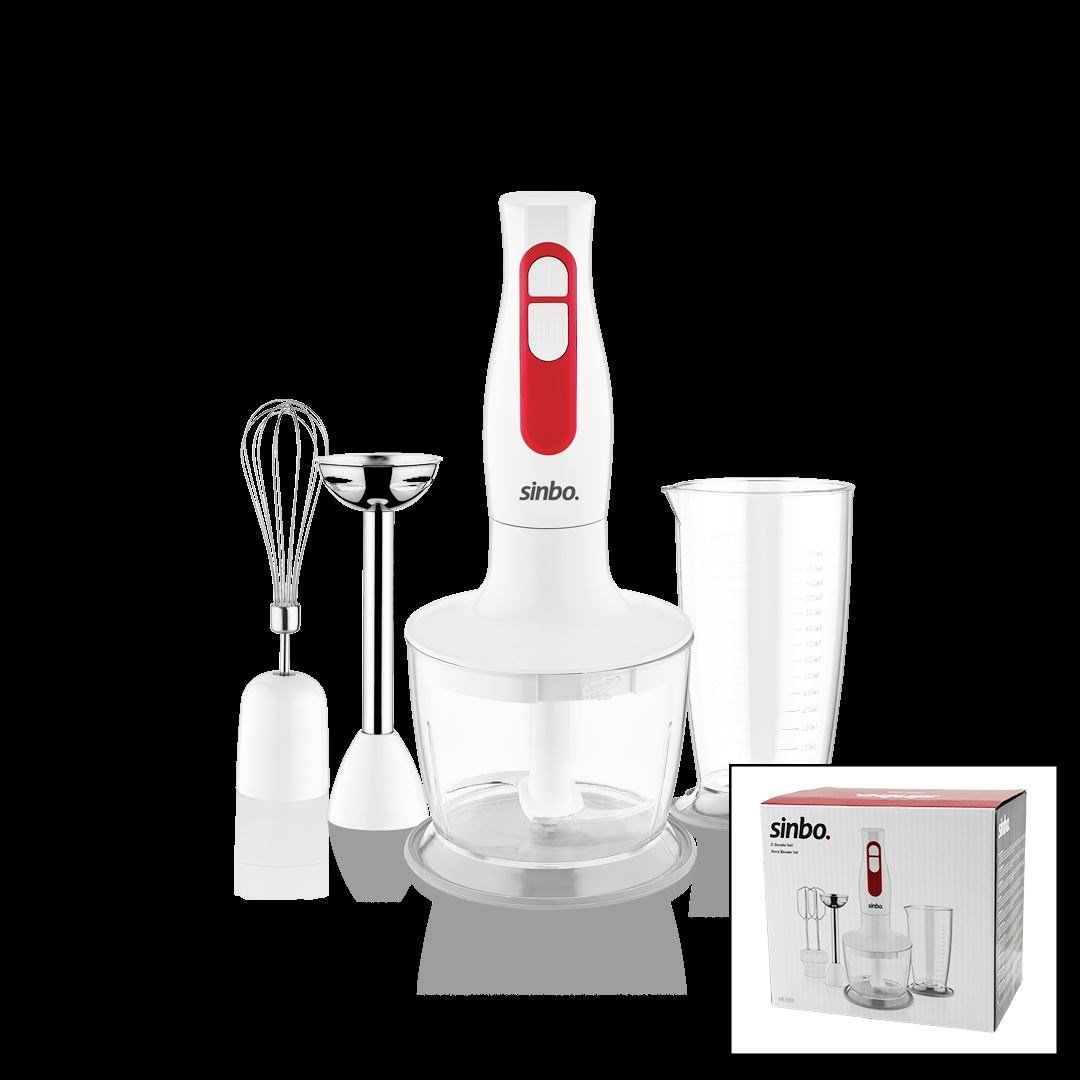 El Blender Seti (Doğrayıcı, Mixer, Blender) - 2 Kademe, 600ml Hazne, 700ml Ölçü Kabı