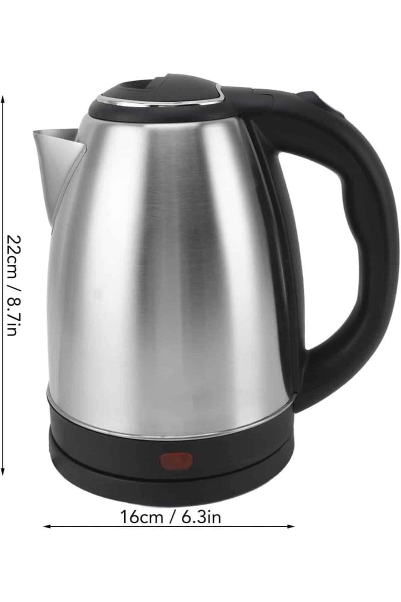 Elektrikli Paslanmaz Çelik Su Isıtcı Çelik Kettle 1.8 Lt. Uzun Ömürlü