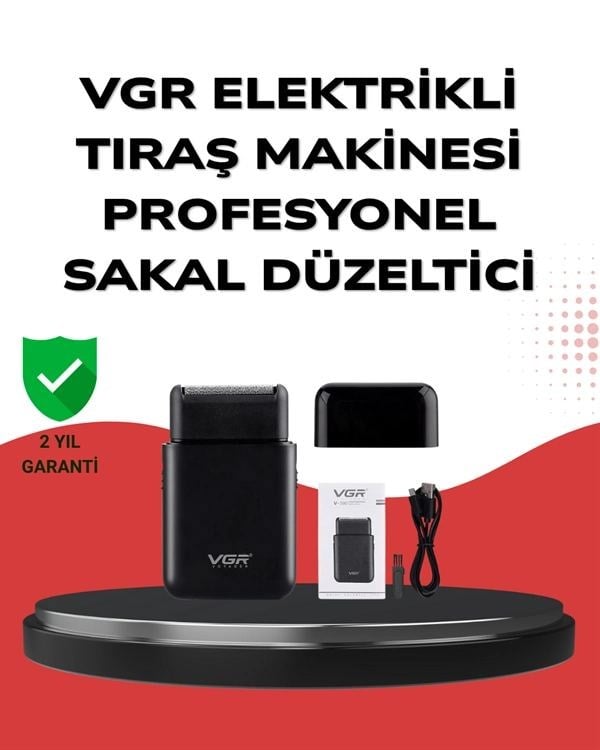 Elektrikli Tıraş Aleti – Hassas Kesim, Kolay Temizlik, Cilt Dostu