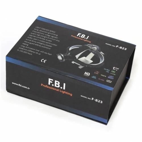F.b.ı F-823 Xlm T6 Led Su Geçirmez Şarjlı Kafa Lambası