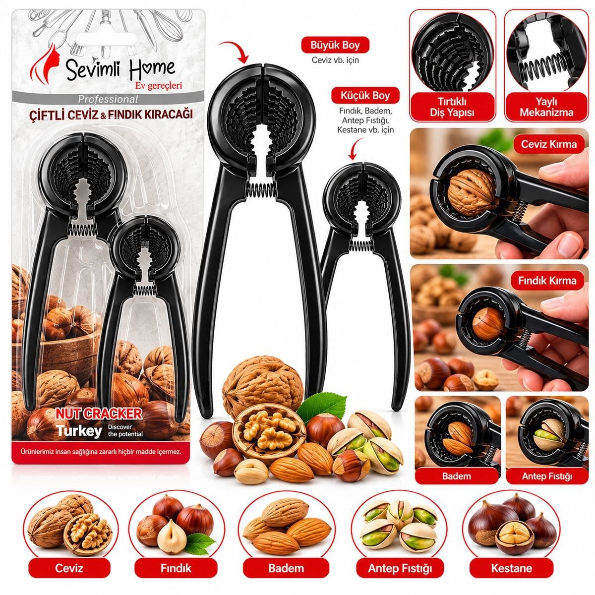 FINDIK & CEVİZ) KIRACAK (2PCS)