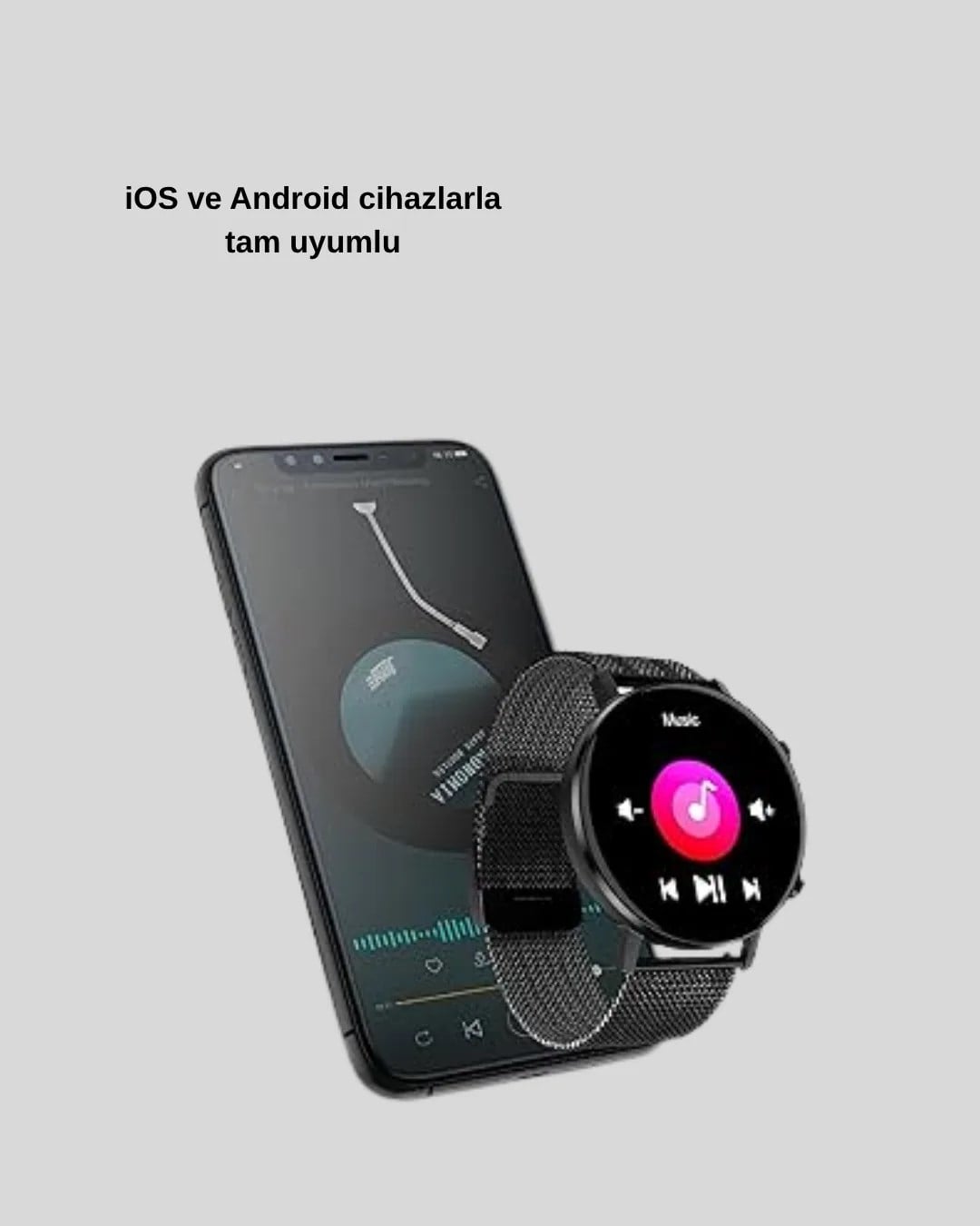 G20 Mini Akıllı Saat – iPhone & Android Uyumlu, Adım Sayar ve Uyku Takipli