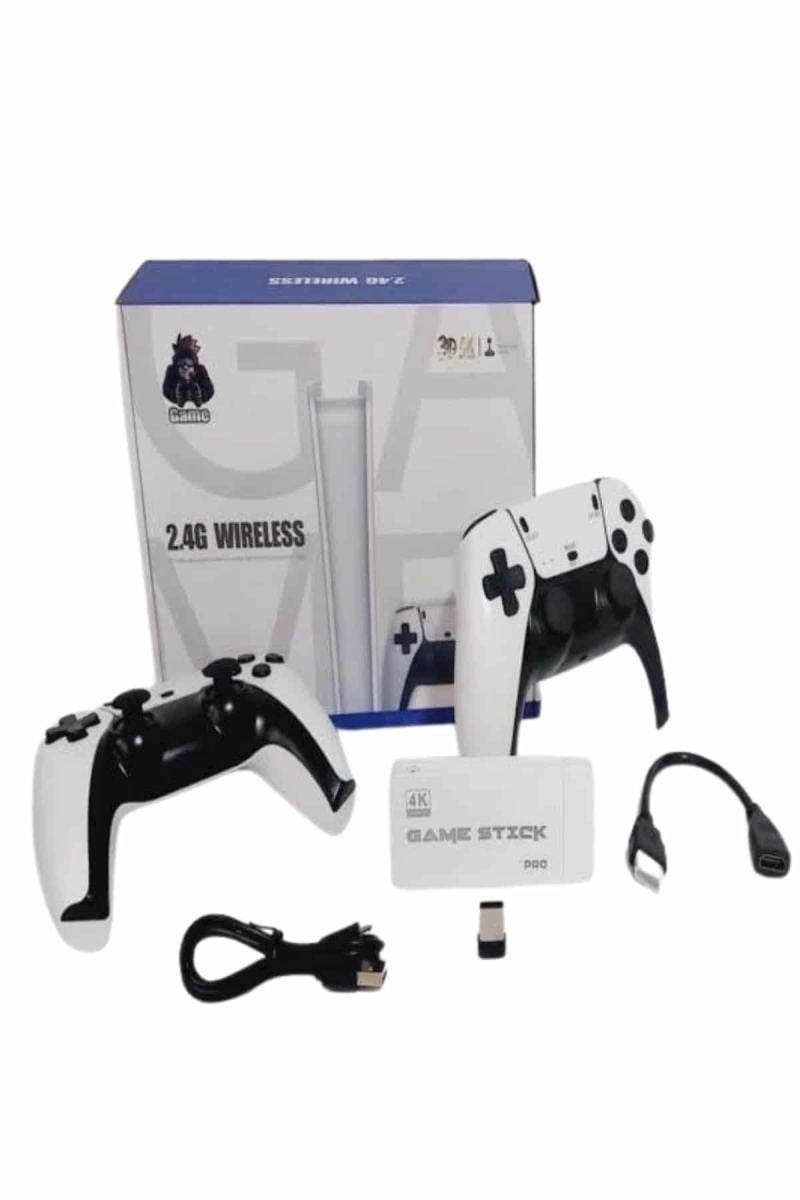Game Stick 4k Retro Çift Kollu Atari Oyunlari +20000 Oyunlu Konsol Nostalji