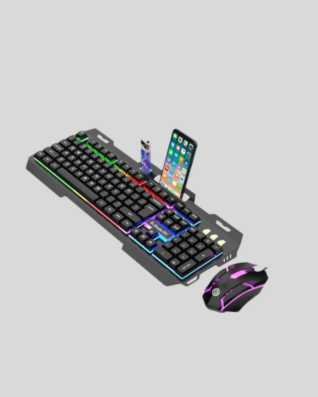 Gaming Klavye ve Mouse Seti PG8018 – Dayanıklı Tuşlar, Hızlı Komut