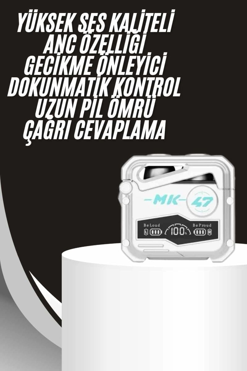 Gecikme Önleyici  Kulaklığı Bluetooth Bağlantılı Anc Özelliği 5.0 Bluetooth