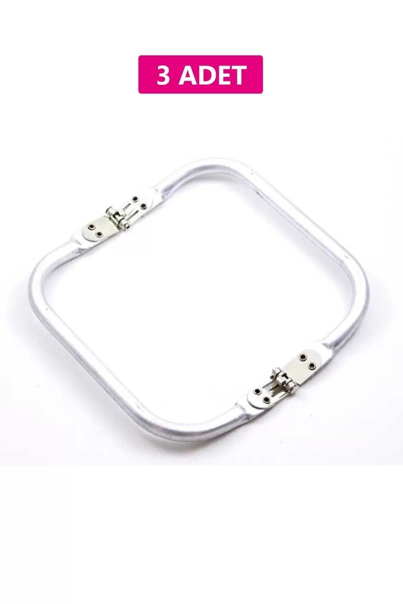Gizli Metal Çanta Bursu – 3 Adet - 16 cm - Metal Çanta Aparatı Çanta Aksesuarı