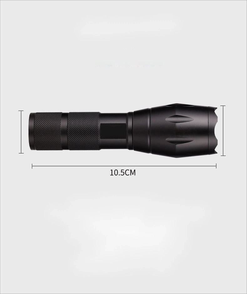 Gold Orion Km-108 T6 Led Şarjlı El Feneri 5 Modlu 200 Metre Işık Mesafesi