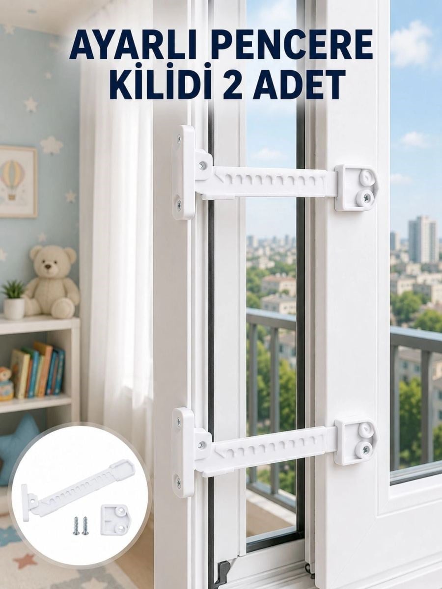 İçe Açılan Pencereler İçin Güvenlik Ve Sınırlayıcı At Yeni Nesil