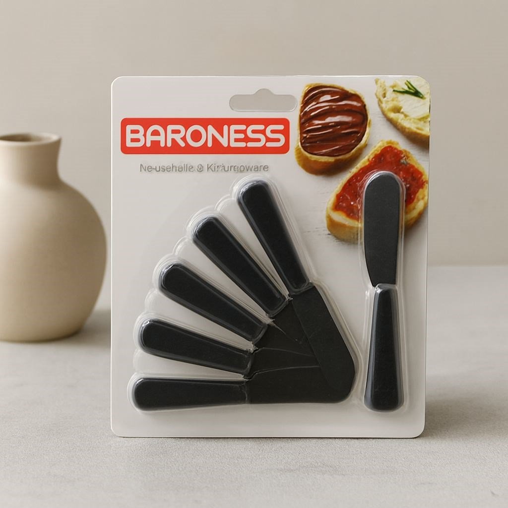 Kahvaltı ve Tereyağı servis seti (6 Parça) ( 11CM)