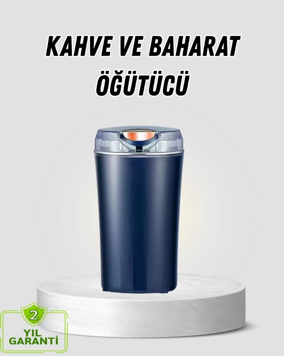 Kahve Ve Baharat Öğütücü Otomatik Mekanizmalı Dayanıklı Çelik