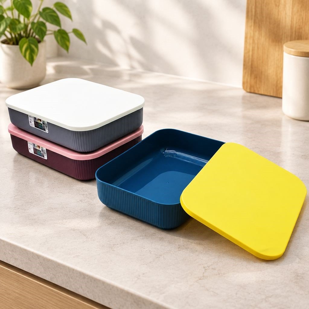 Kapaklı Plastik Organizer Kutu
