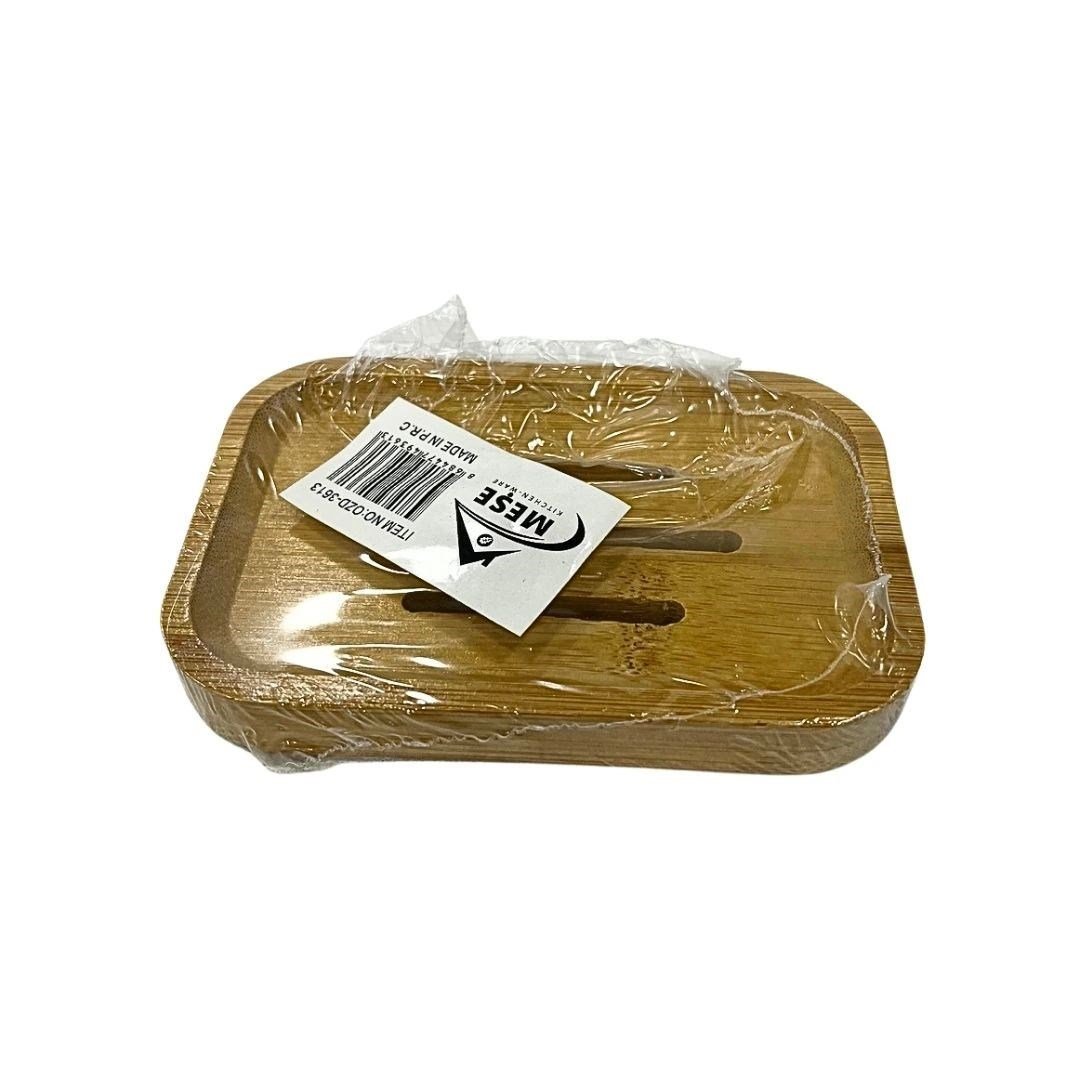 Kare Bambu Katı Sabunluk