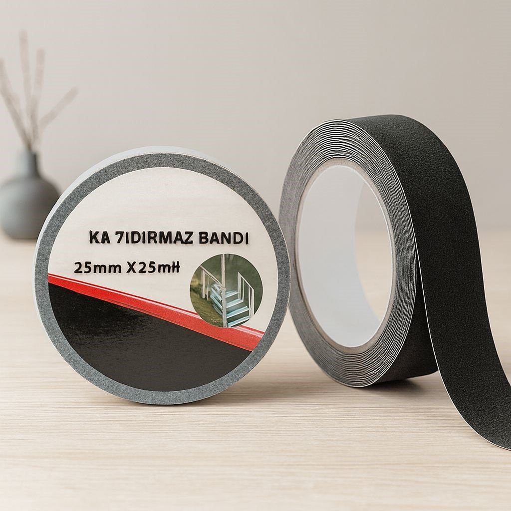 Kaydırmaz Bant 25mm x 25m Siyah