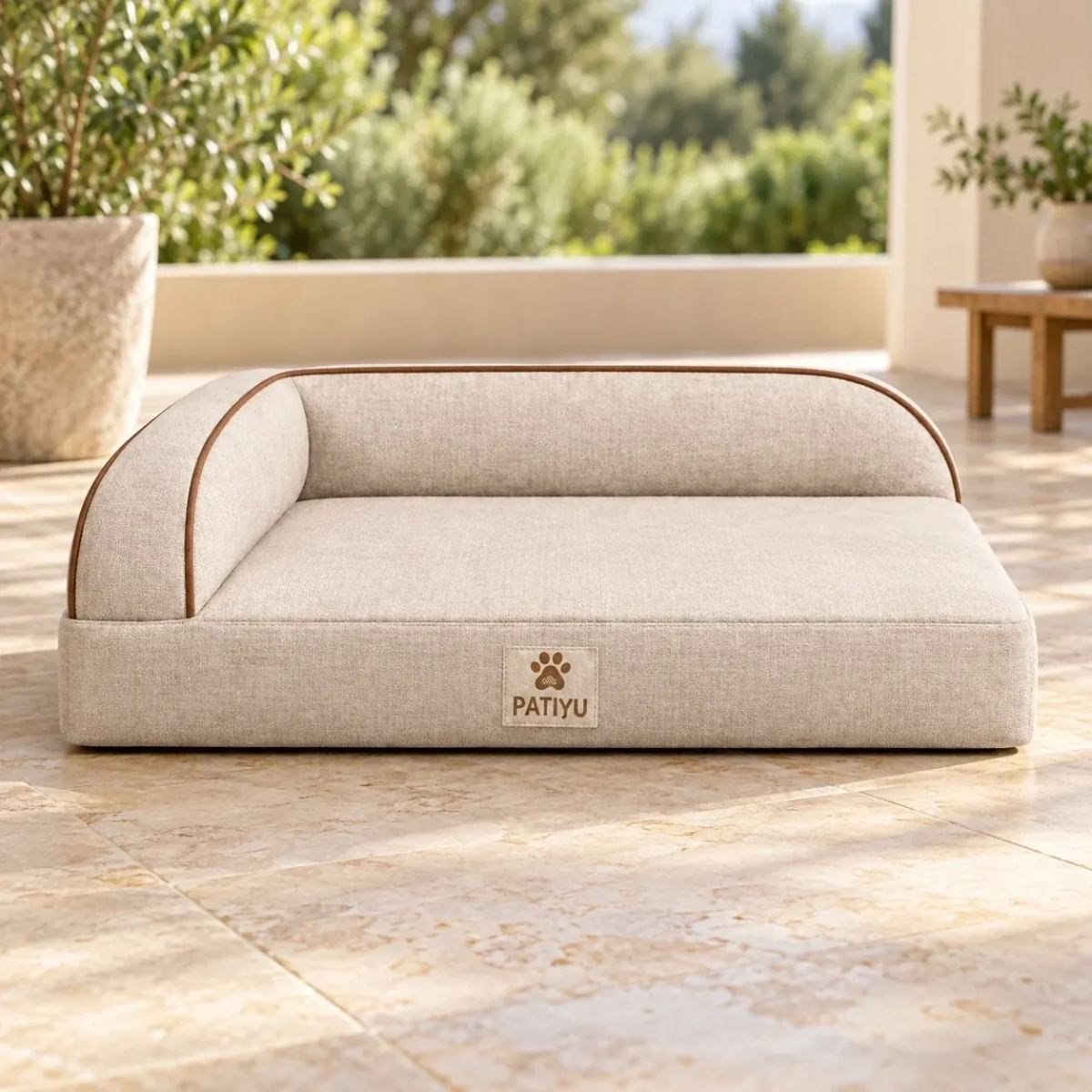 Kedi Köpek Yatağı Corner Seat - Bej