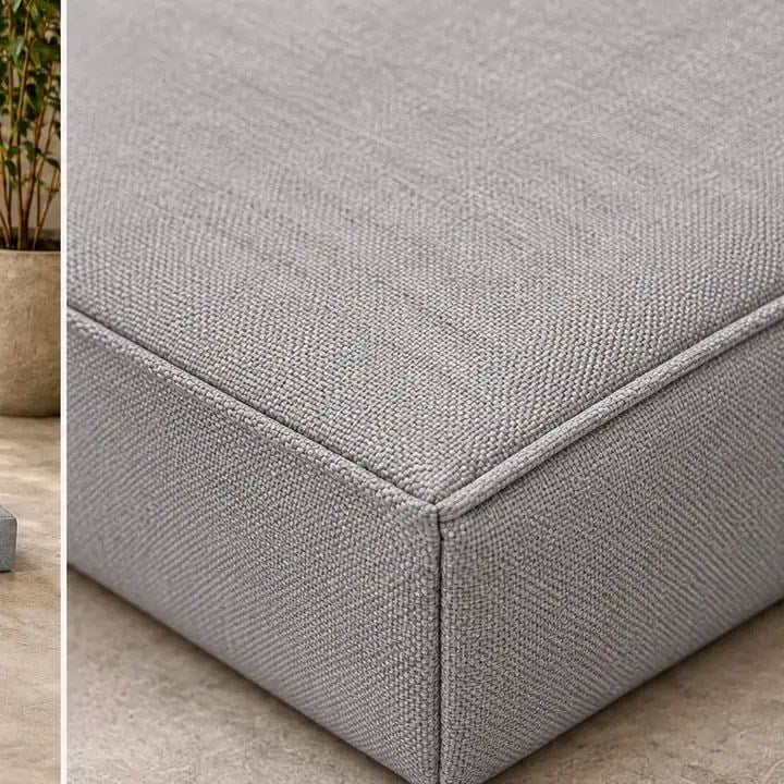 Kedi Köpek Yatağı Dikdörtgen Blok Bank Minderi · 50 × 100 × 7 cm · Gri